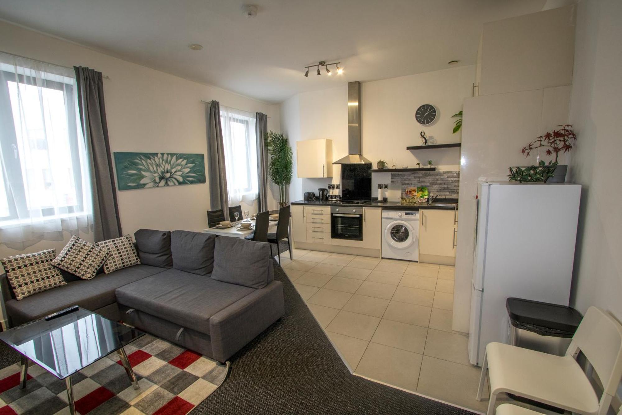 Ideal For Groups - 2 Bedroom Apartment - Free Parking, Transit Links, Close To Stadiums Manchester Exterior foto